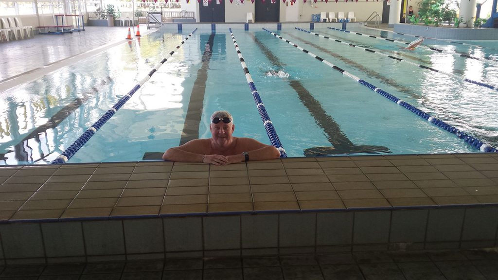 Swimming Coach and The Transplant Games